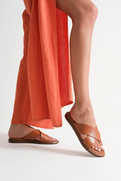 Weasley Taba Hakiki Deri Terlik - Resim 5