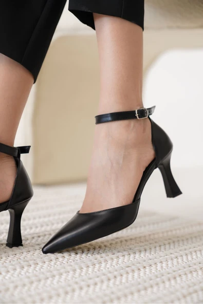 Clara Kadın Siyah Topuklu Ayakkabı - Resim 11