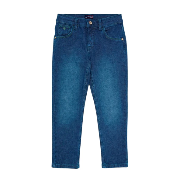 Erkek Çocuk Mavi Jean Pantolon - 2