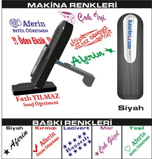 KÜÇÜK FLASH CEP KAŞE SİYAH