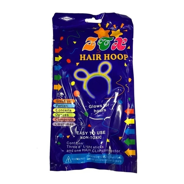 MDB Taç Fosforlu Taç Pembe Renk 12 ADET ürün görseli 1