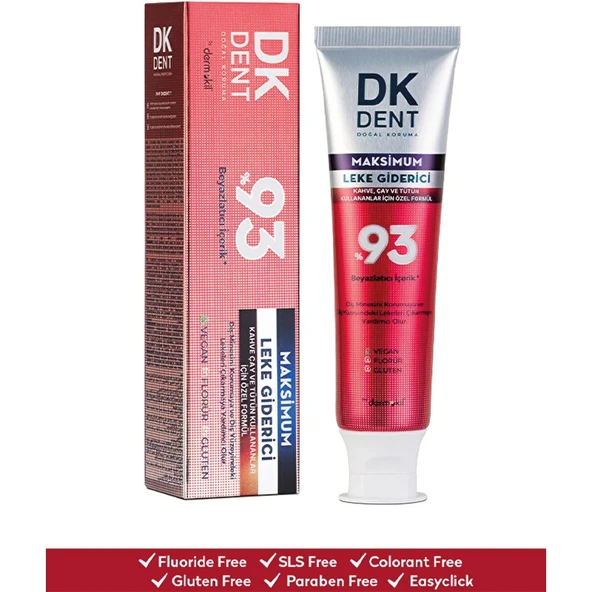 Dermokil Dk Dent Diş Macunu Maximum Staın Clear 75 Ml ürün görseli