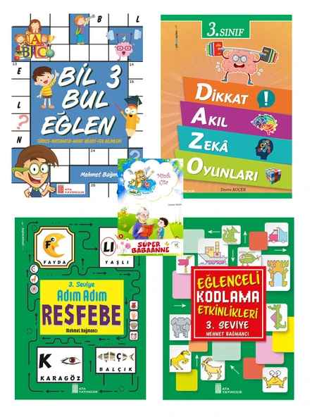 Ata 3.Sınıf Yaza Eğlenerek Öğreniyorum Tatil Seti ürün görseli 1