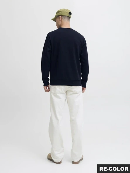 Jack Jones Makota Bisiklet Yala Regular Fit Erkek Sweat 12278601 - 4