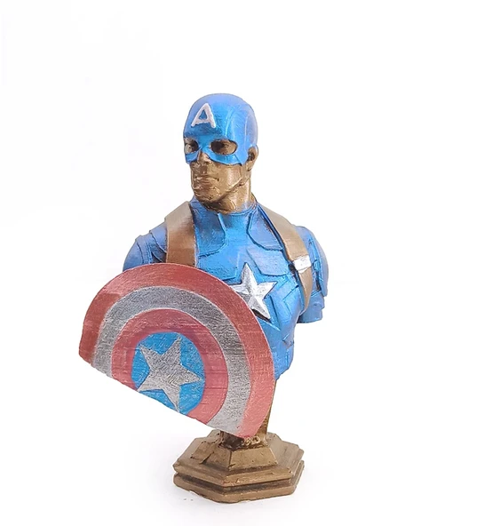 MDB Captain America Büst Küçük Boy ürün görseli 1