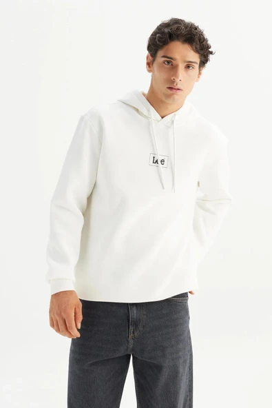 Lee Erkek Mid Logo Hoodie Sweatshirt L212302990 - 3