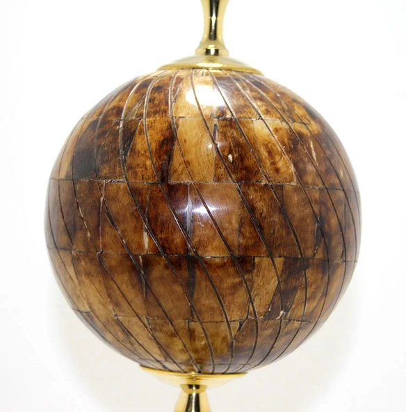 MDB Pirinç Dünya Küre Kemikli - Resim 2