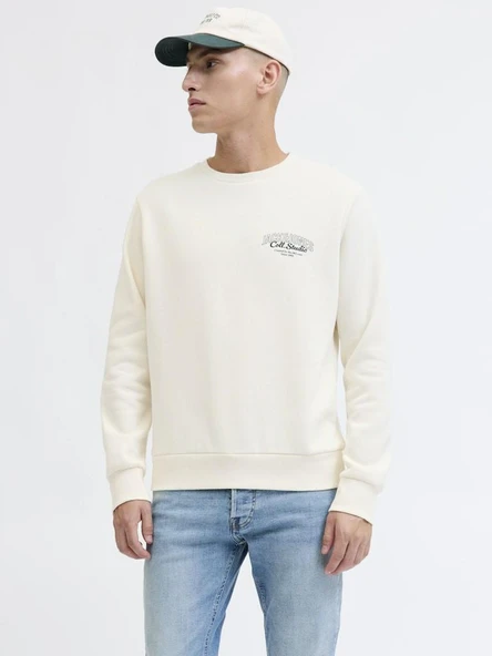 Jack Jones Makota Bisiklet Yala Regular Fit Erkek Sweat 12278601 - 1