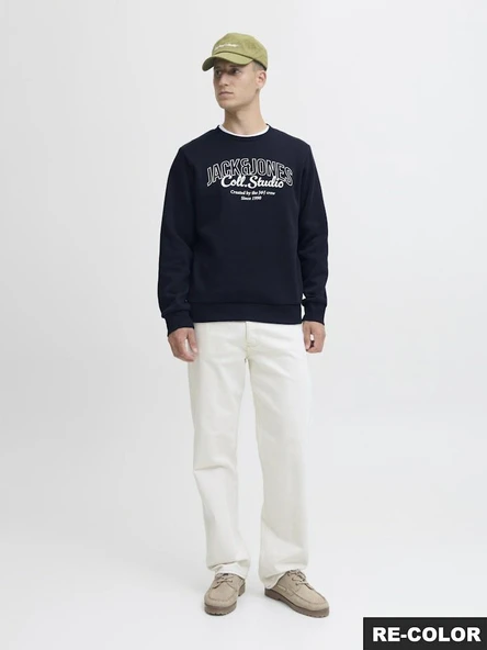Jack Jones Makota Bisiklet Yala Regular Fit Erkek Sweat 12278601 - 2