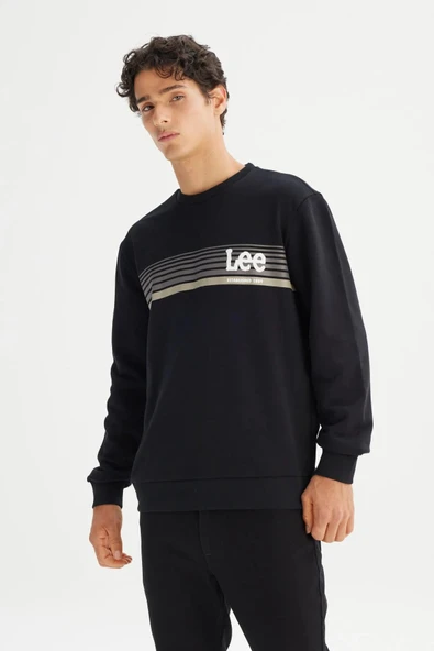 Lee Erkek Baskılı Sweatshirt L2520099001 - Resim 3