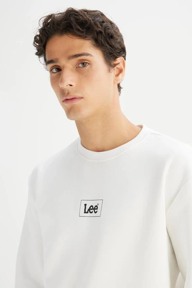 Lee Bisiklet Yaka Erkek Sweat L212299102 - 4