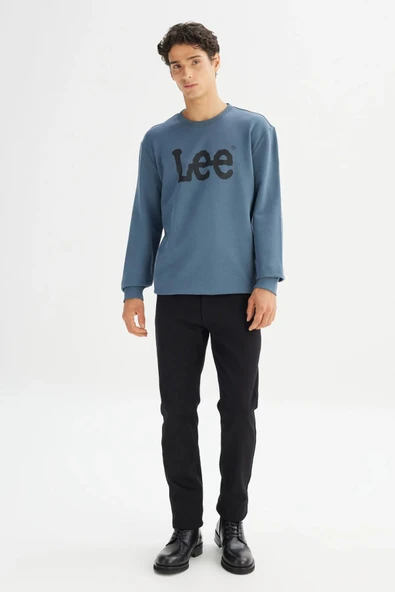 Lee Bisiklet Yaka Erkek Sweatshirt L80XTJTG - 2