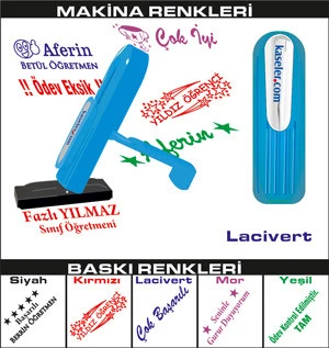 KÜÇÜK FLASH CEP KAŞE AÇIK MAVİ