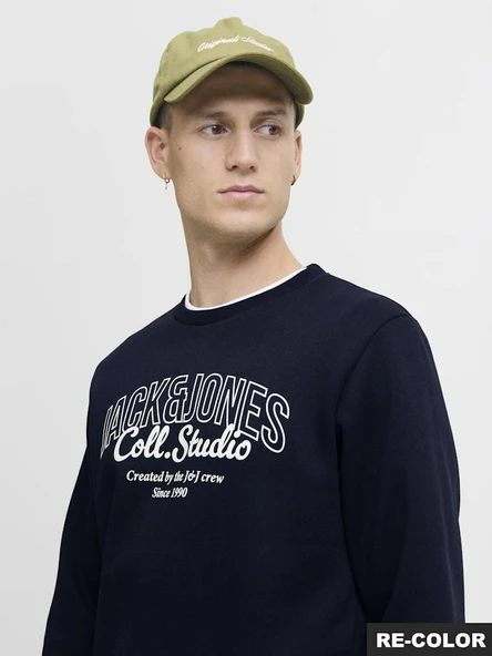 Jack Jones Makota Bisiklet Yala Regular Fit Erkek Sweat 12278601 - 3