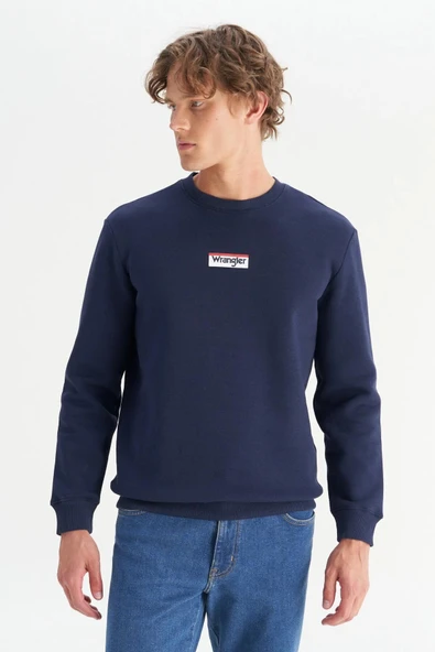 Wrangler Erkek Mid Logo Sweatshirt W2520133411 - 1