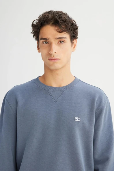 Lee Bisiklet Yaka Erkek Sweatshirt L81IRY315 - 4