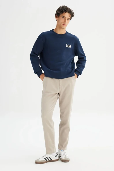 Lee Erkek Small Logo Sweatshirt L2520365607 - 2