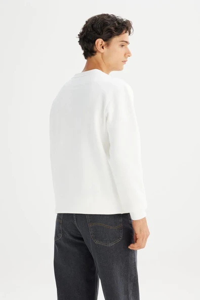 Lee Bisiklet Yaka Erkek Sweat L212299102 - 5