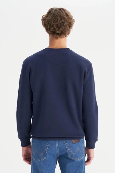 Wrangler Erkek Mid Logo Sweatshirt W2520133411 - 5