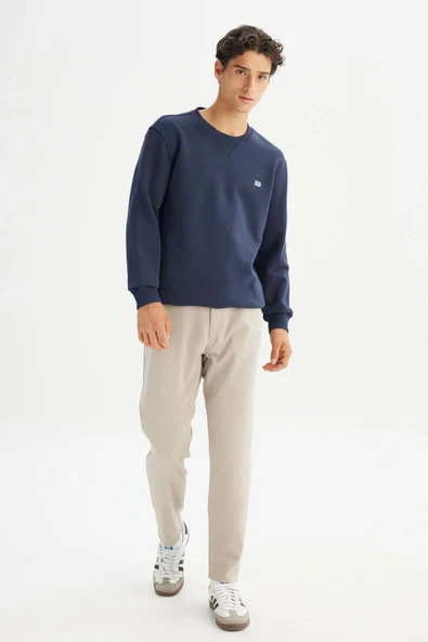 Lee Bisiklet Yaka Erkek Sweatshirt L81IRYMA - 2