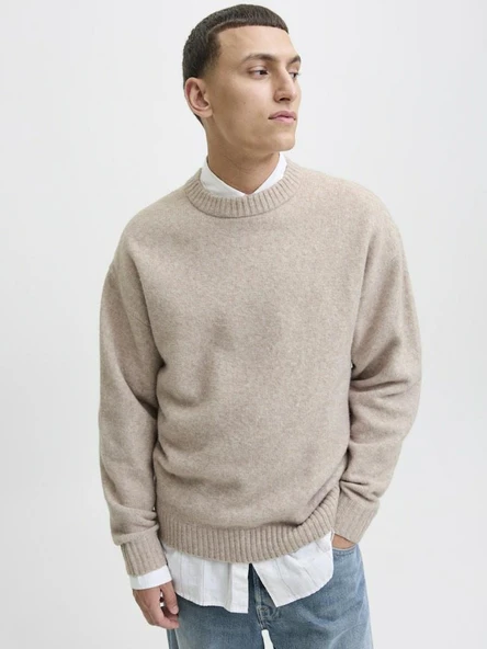 Jack Jones Soho Ollıe Relax Fit Erkek Kazak 12278924 - 3