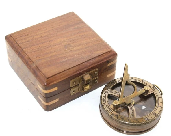 MDB Ahşap Kutulu Pusula Model 7 ürün görseli 1