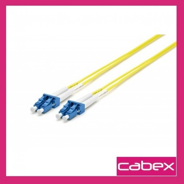 Cabex - SM LC-LC Dublex Fiber Optik Patchcord Singlemode 3 MT