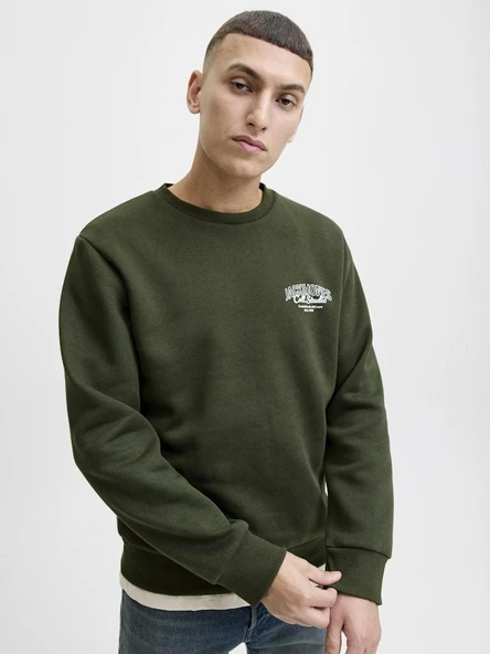 Jack Jones Makota Bisiklet Yala Regular Fit Erkek Sweat 12278601 - 3