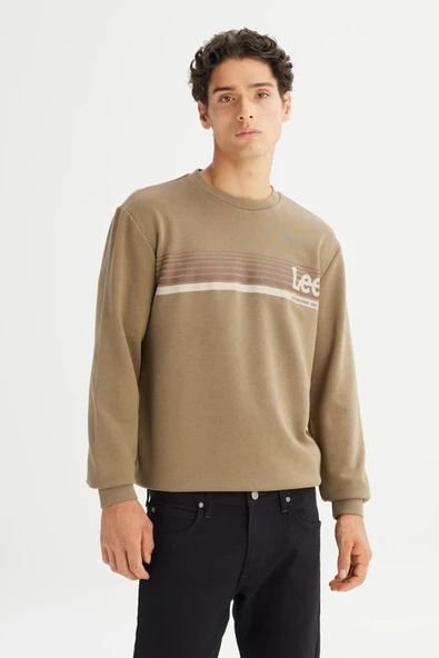 Lee Erkek Baskılı Sweatshirt L2520099801 - 1