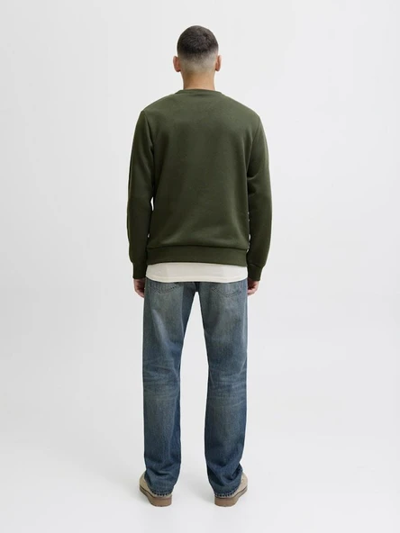 Jack Jones Makota Bisiklet Yala Regular Fit Erkek Sweat 12278601 - 4