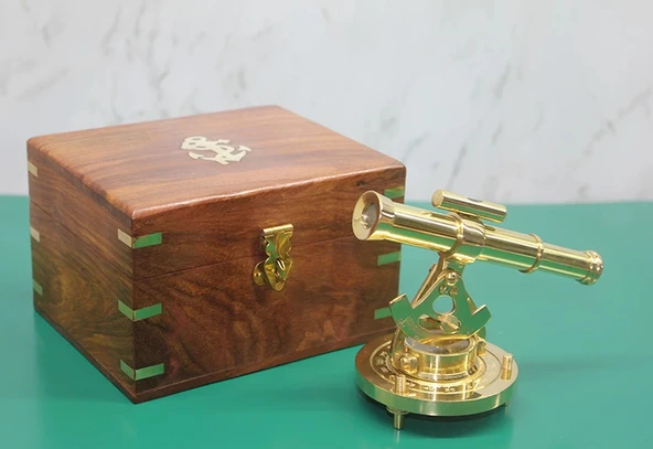 MDB Ahşap Kutulu Pusulalı Dürbün ürün görseli 1