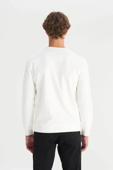Wrangler Erkek Interlock Sweatshirt W2520534100 - 5