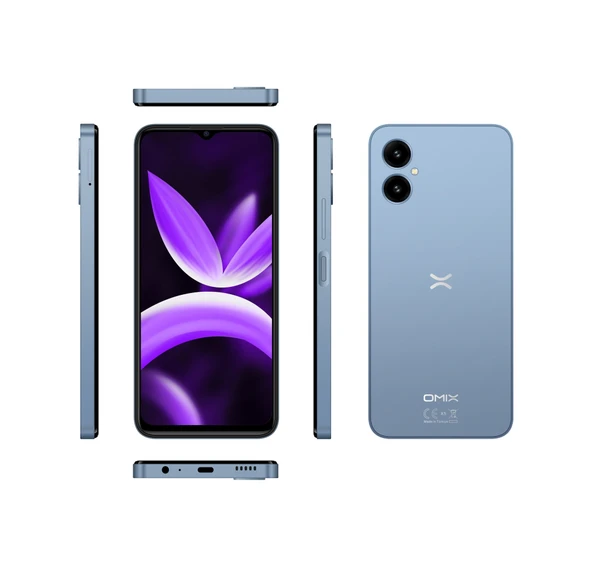 Omix X5 4+4 GB 64 GB (Omix Türkiye Garantili) Mavi 64 GB - Resim 6