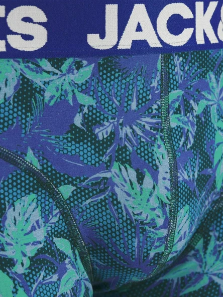 Jack Jones Rtapıcal Flower 3 Lü Paket Erkek Boxer 12285155 - 4