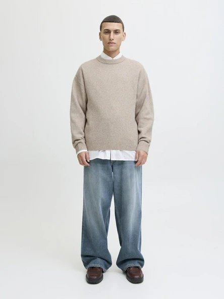 Jack Jones Soho Ollıe Relax Fit Erkek Kazak 12278924 - 2