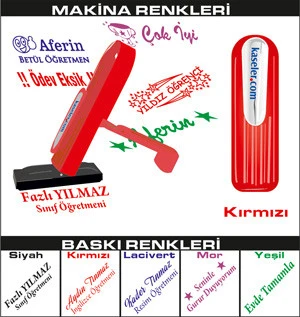 KÜÇÜK FLASH CEP KAŞE KIRMIZI