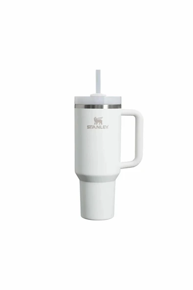 Stanley The Quencher H2.O FlowState™ Tumbler Pipetli Termos | 1.18L / 40oz Beyaz 10-10824-803 - 1