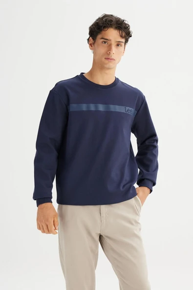 Lee Erkek Interlock Sweatshirt L242499411 - 1