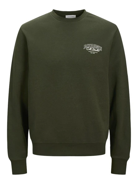 Jack Jones Makota Bisiklet Yala Regular Fit Erkek Sweat 12278601 - 5