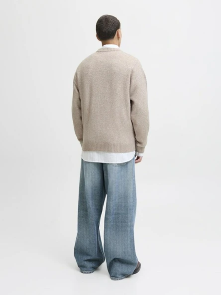 Jack Jones Soho Ollıe Relax Fit Erkek Kazak 12278924 - 4