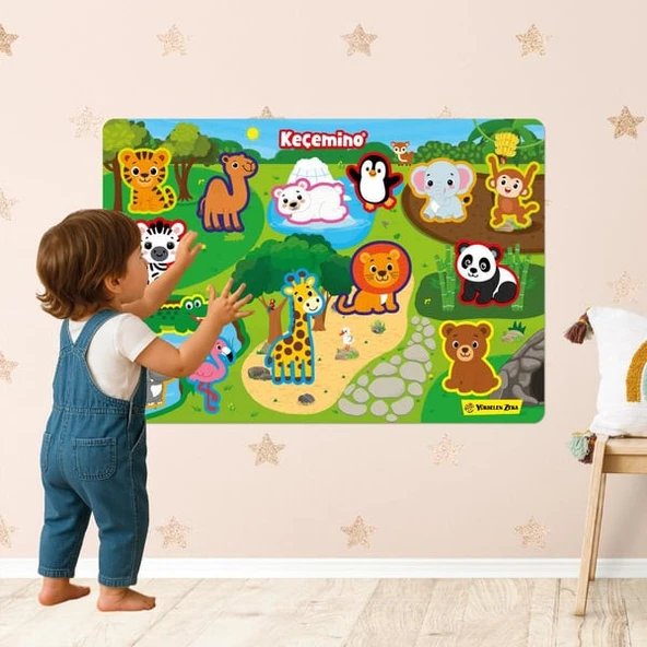 KEÇEMİNO ETKİNLİK HALI SETİ (Çiftlik ve Hayvanlar Alemi) - Resim 4