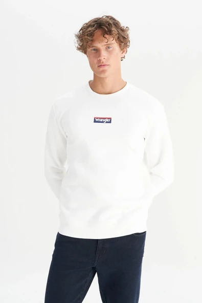 Wrangler Erkek Mid Logo Sweatshirt W2520133102 ürün görseli