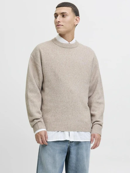 Jack Jones Soho Ollıe Relax Fit Erkek Kazak 12278924 - 1