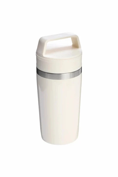 Stanley The Café-To-Go Travel Mug Termos Bardak .35L / 12oz  Krem 10-12080-038 - Resim 2