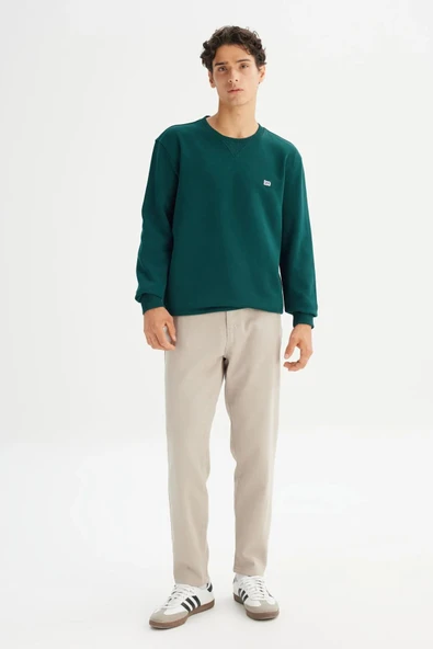 Lee Erkek Small Logo Sweatshirt L81IRY898 - Resim 2