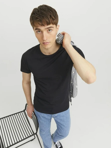 Jack Jones Basıc Strec Fit Erkek Tişört 12058529 - 4