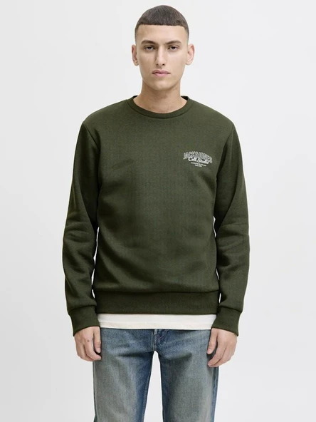 Jack Jones Makota Bisiklet Yala Regular Fit Erkek Sweat 12278601 - 1