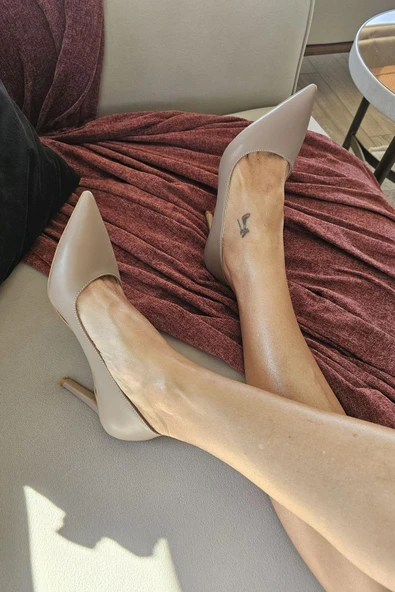 10 1814 Topukla Kadın İnce Topuklu Stiletto Ayakkabı ürün görseli