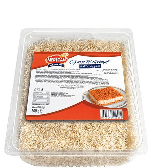 MERTCAN ÇİĞ İNCE TEL KADAYIF 500GR - 2