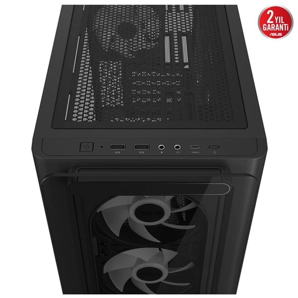 ASUS A23 PLUS 4-RGB FANLI GAMING MID-TOWER PC KASASI - Resim 5